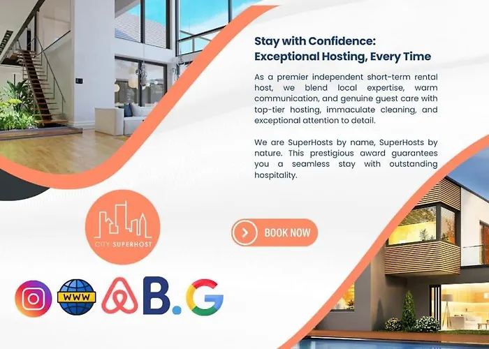 Stunning 4-Bedroom Townhouse With Free Parking